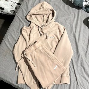 Kith Hoodie + Sweatpants pink XS